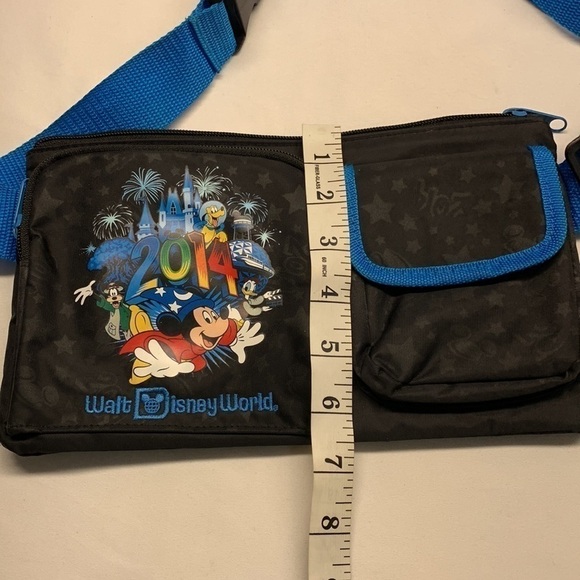 Disney World Waist Fanny Pack Belt Bag Adjustable 11” x 6.5” Unisex - Picture 9 of 12